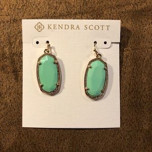 NWT Kendra Scott Dani in Gold and Turquoise